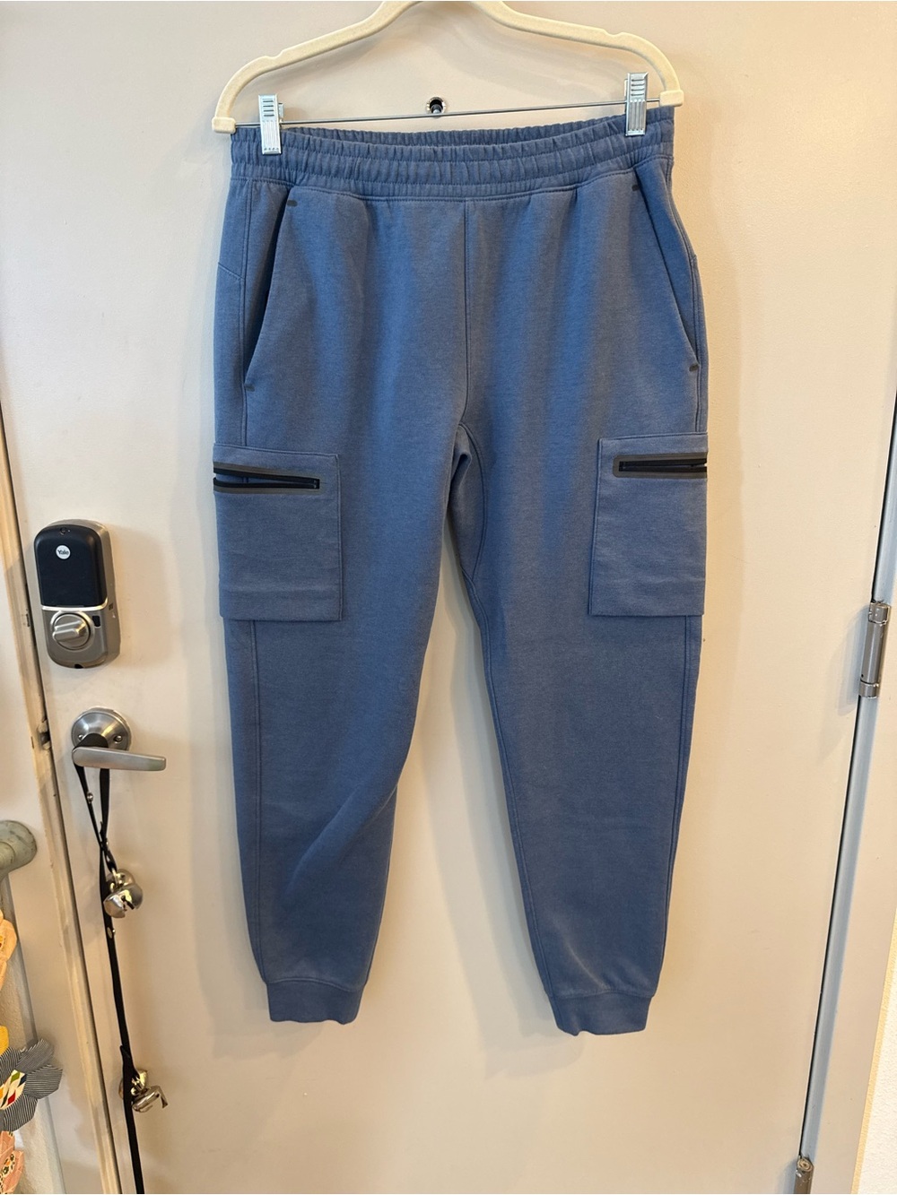 Men's Cargo Jogger Pants - Blue
